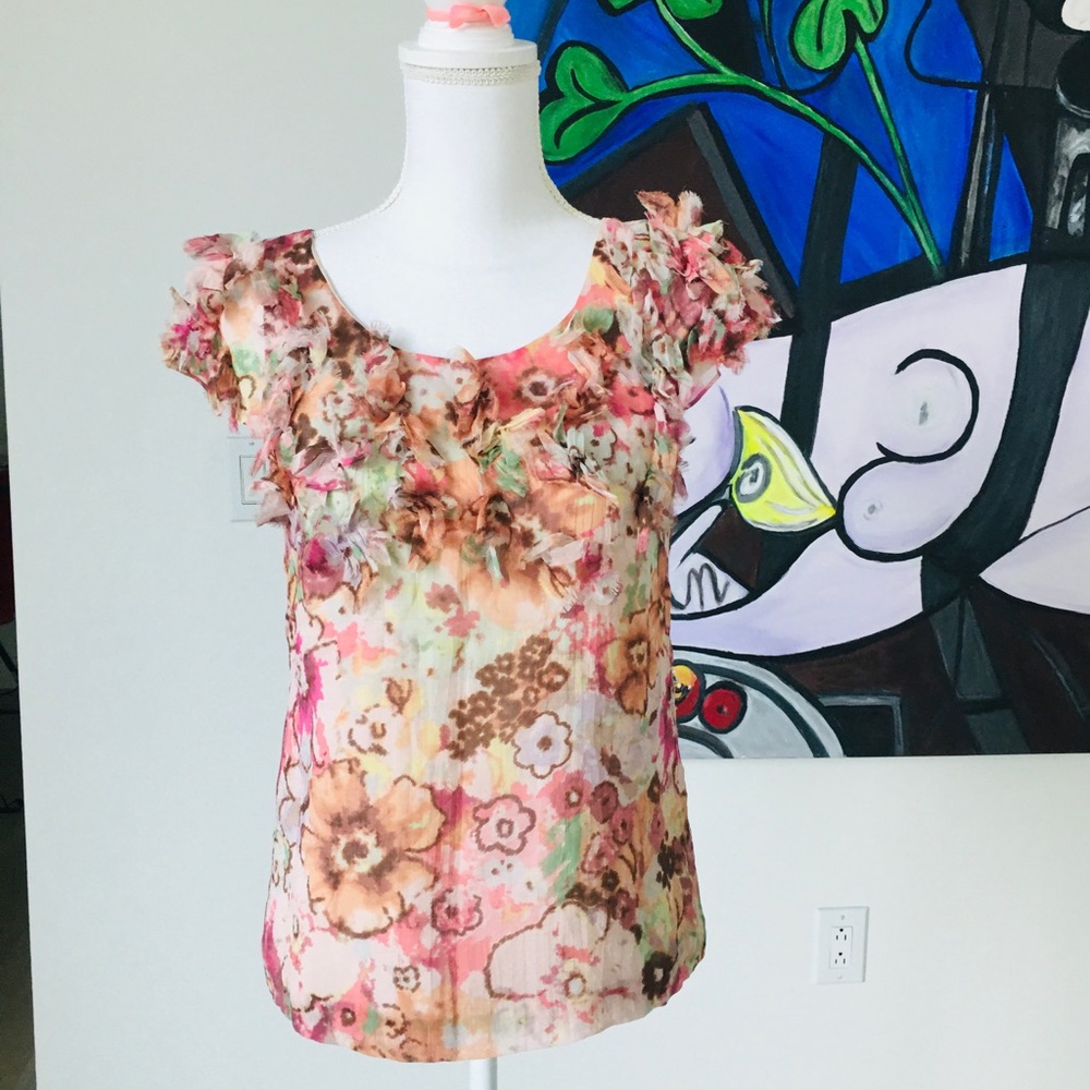J.Crew SILK SUMMER TOP SIZE 0